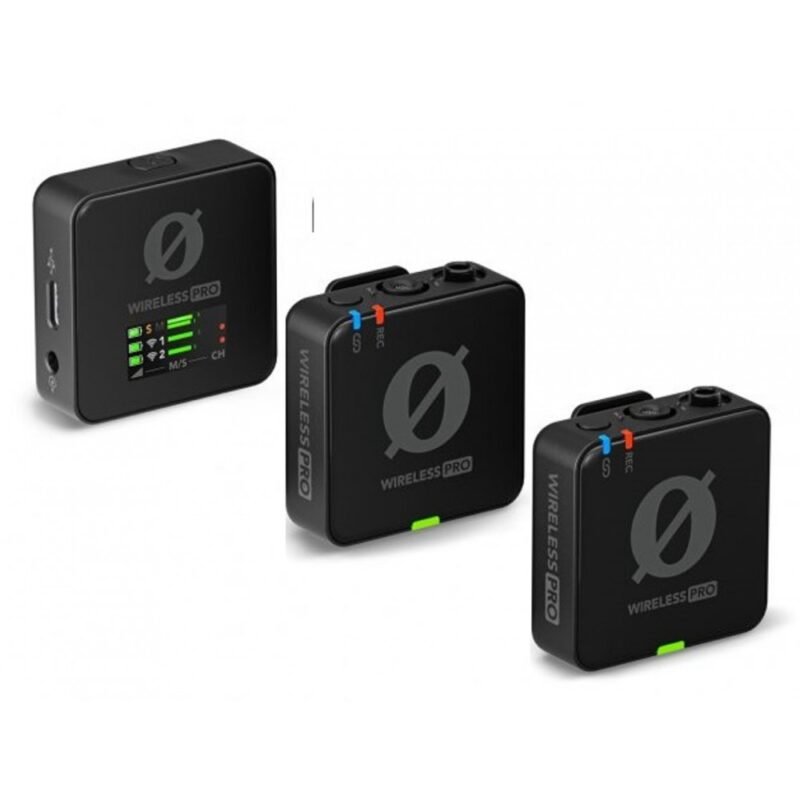 RODE Wireless PRO 2-Person Clip-On Wireless Microphone System/Recorder with Lavaliers