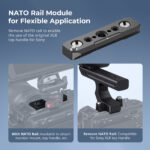 Smallrig Cage Kit for Sony FX30/FX3 with V-Mount Plate, Cable Clamp & Top Handle - Image 6