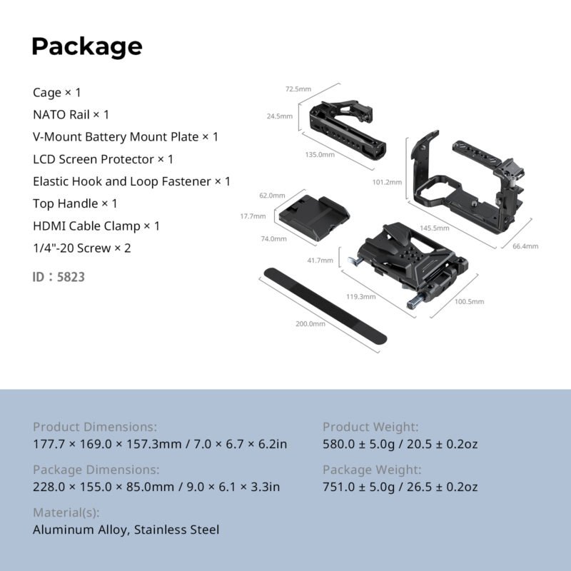 SmallrigCage Kit for Sony FX30/FX3