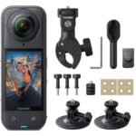 Insta360 X5 360 Action Camera Motorcycle Multiview Bundle