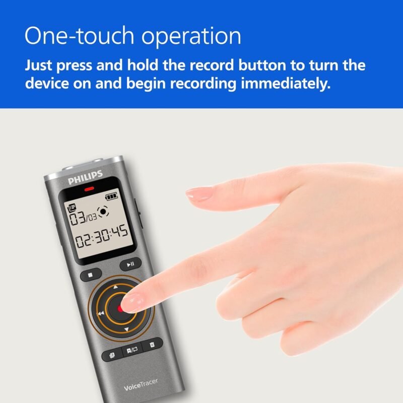 Philips DVT1170 VoiceTracer, Audio Recorder