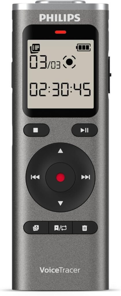 Philips DVT1170 VoiceTracer, Audio Recorder