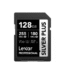 Product Highlights 128GB Storage Capacity UHS-I / V30 / Class 10 rating Max Read Speed: 255 MB/s Max Write Speed: 180 MB/s Min Write Speed: 30 MB/s Records Full HD, 3D, and 4K Videos Water, Temperature, X-ray, Vibration, Magnets and Shock Proof Built-in Write Protect Switch Overview of the Lexar 128GB Silver Plus Memory Card The Lexar 128GB Professional SILVER PLUS UHS-I SDXC Memory Card is a storage device with a capacity of 128GB and can store Full HD, 3D, and 4K/60p videos as well as RAW and burst photography. It is engineered with the UHS-I bus technology and features a speed class rating of V30, guaranteeing that the reading speed does not drop below 30MB/s. If your device does not support the V30 standard, this card also supports the U3 standard, which also guarantees minimum write speeds of 30 MB/s. Read speeds are supported up to 255 MB/s and write speeds max out at 180 MB/s. This card is wearproof, temperature-proof, x-ray proof, vibration-resistant, magnet-proof, shockproof, and drop-proof so you can be confident taking it wherever your shoot takes you. Should the card's data become compromised, you benefit from Lexar Recovery Tool software to recover your files. In the package 1 x Lexar 128GB Professional SILVER PLUS UHS-I SDXC Memory Card
