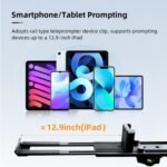 Desview T12S 12.9" Portable Teleprompter for Smartphone/Tablets with Remote Control