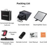 Desview T12S 12.9" Portable Teleprompter for Smartphone/Tablets with Remote Control