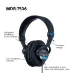Sony MDR-7506 Professional Original Headphones - Image 7