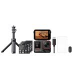 Insta360 Ace Pro 2 (with Wind Guard) Mini 2-in-1 Tripod 2.0 Remote Kit 3 batteries Portable battery charging case Standard mount Mic cap Screen protector USB-C cable QuickStart Guide